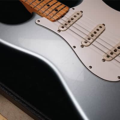 Fender 2005 Custom Shop Limited Edition '66 Stratocaster Closet Classic in Firemist Silver Metallic w/Custom '65 Strat Pickups (RWRP Middle), 2-Piece Select Alder Body, 21 Medium Jumbo Frets, '65 Strat C Neck Profile & Nitrocellulose Lacquer image 9