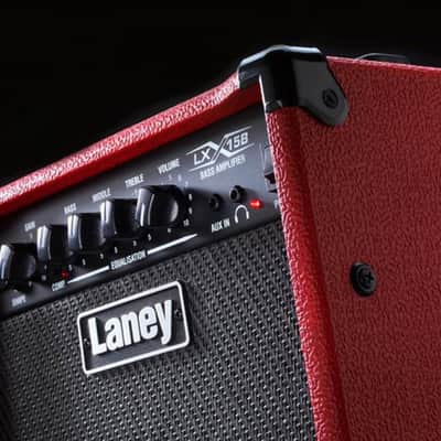 Laney LX15B-RED 15-Watt RMS 5" Driver Electric Bass Combo Amp image 6