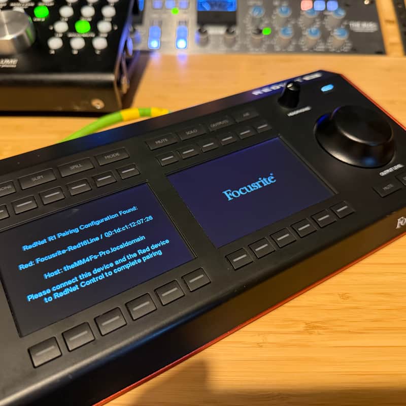 2021 – Present Focusrite RedNet R1 Desktop Remote Control Blac…