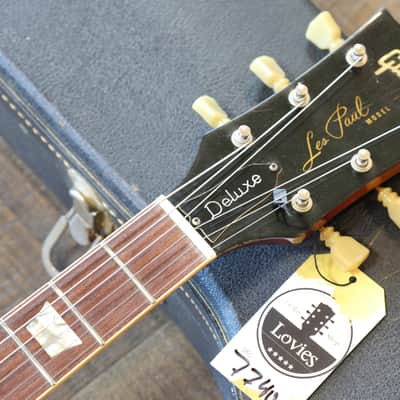 Vintage! 1974 Gibson Les Paul Deluxe Electric Guitar Cherry Sunburst w/ Mini Humbuckers + OHSC image 10