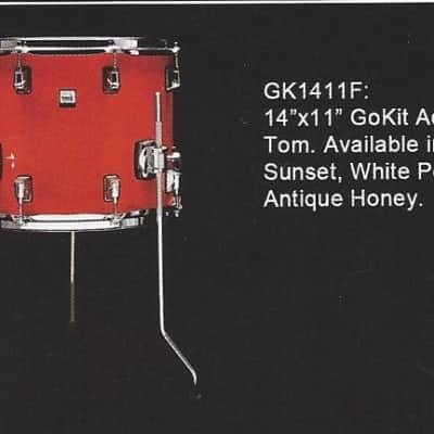 Taye Go Kit 8" / 10" / 12" / 18" / 4x13" Compact 5pc Drum Kit w/ Hardware image 4