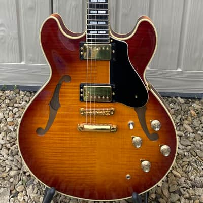Yamaha SA2200-OVS Semi-Hollow Electric Guitar 2010s - Violin Sunburst image 1