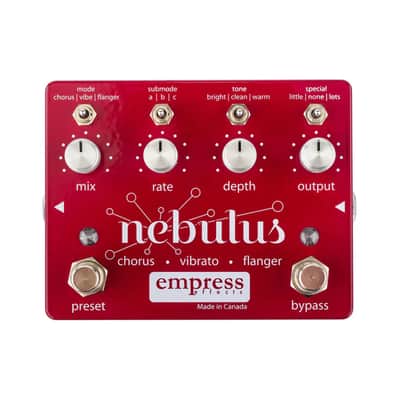 Empress Effects - Nebulus - Chorus Vibrato UniVibe Flanger Pedal - NEW image 1