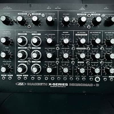*NOS* Iconic Macbeth Micromac-D X-Series Analog Voltage Controlled Desktop Synth - Eurorack - Very Rare - No Longer in Production - Handbuilt in the UK 🇬🇧 image 10