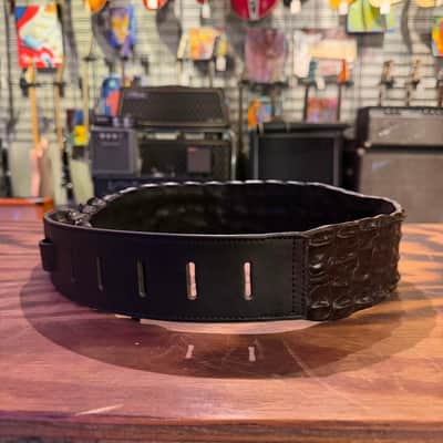 John Richard Smith Exotics Custom Australian Genuine Crocodile Guitar or Bass Strap image 8