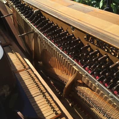 1954 Vintage Janssen Made in USA Lowrey Organo Model Acoustic Upright Piano Only (No Organo) image 12