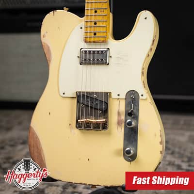 Nash T-57 Electric Guitar - Vintage White with Hardshell Case