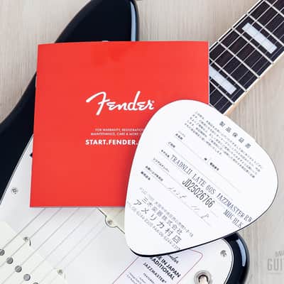 2025 Fender Traditional Late '60s Jazzmaster Black + Headstock w/ Block & Binding, Japan MIJ image 15