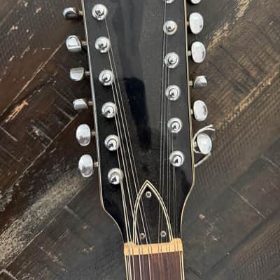 Unbranded MIJ 12-String Semi-Hollow Electric 1960s-70s Sunburst - Japan image 4