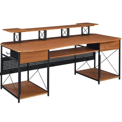 Musiea EX200 Series Pro Music Recording Studio Desk Workstation with 3 x 4U Rack and 2 x 9U Rack image 3
