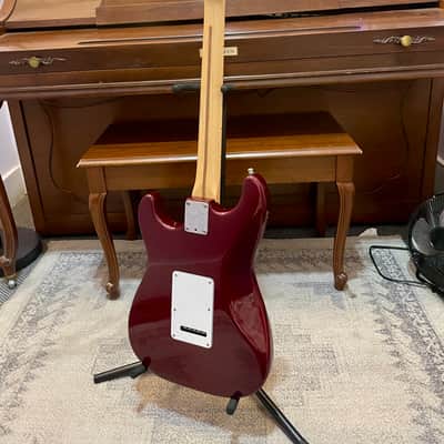 1991 Fender American Strat Burgundy image 6