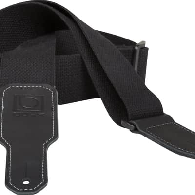 Boss BSC-20 2-Inch Cotton Guitar Strap - Black w/ Picks image 2