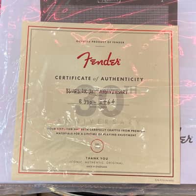FENDER - Blues Junior IV 30th Anniversary + Housse image 9