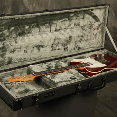 1985 Fender '62 reissue Custom Telecaster Double Bound Candy Apple Red MIJ Japan image 20