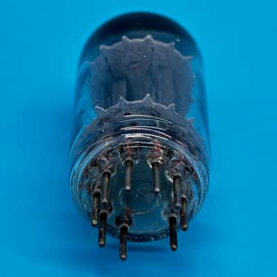 1950s RCA 12AU7 ECC82 Vintage Long Gray Plate D Getter Preamp Tube! T314 image 5