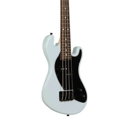 Kala Solid Body 4-String Powder Blue Fretted U-BASS / UBASS-SB-LB-FS image 3