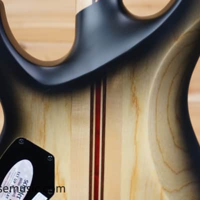 Schecter C-1 Pale Moon Electric Guitar - Natural Satin w/Black Burst image 9