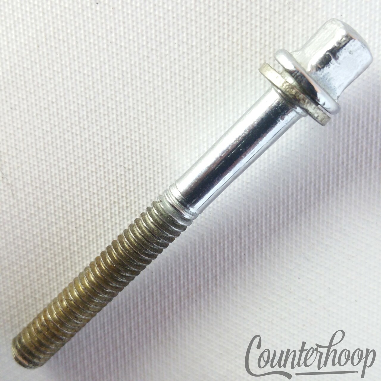 Slingerland 1x 2" T-Rod Radio King Snare Drum Tensioner Tom Chrome Vintage 40s — main photograph