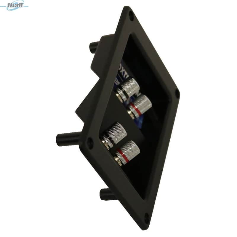 Deejay LED - TBHBOXTERMINAL - Bi-Amp Speaker Terminal Binding Post - Nickel image 1