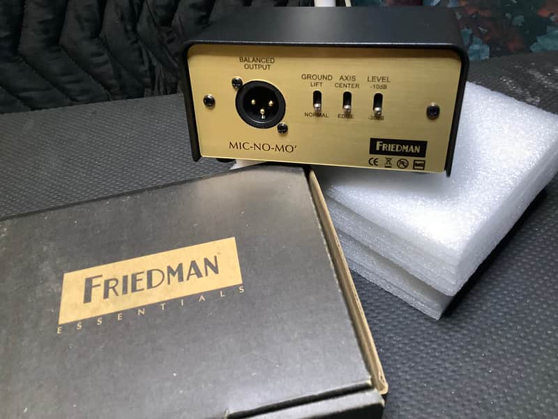 Friedman Mic-No-Mo' Passive Cabinet Simulator 2019 - Gold image 1