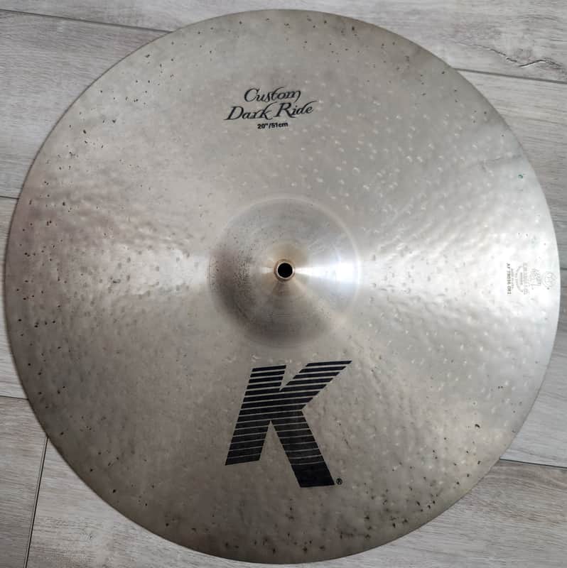 Zildjian 20" K Custom Dark Ride Cymbal 1995 - Present - Traditional image 1