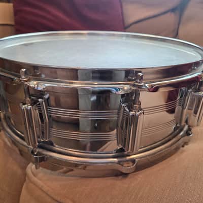 Tama 8065 Imperialstar Powerline Steel 5x14" 10-Lug Snare Drum 1980 - 1985 - Chrome image 2