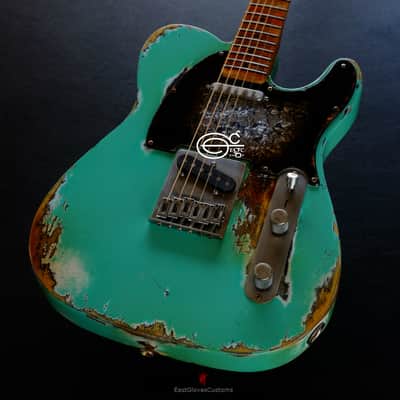 Fender Telecaster Seafoam Green Heavy Aged Relic image 2
