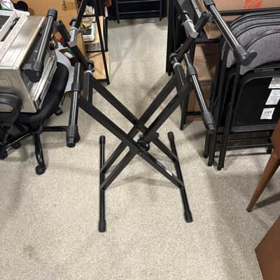 Quik-Lok QL-623 Heavy Duty Keyboard Stand 2020s - Black image 2