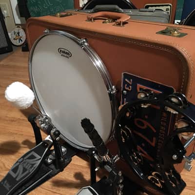OneManBand drumco 16" fat albert suitcase drum bass drum kick drum guitar acoustic drums image 3