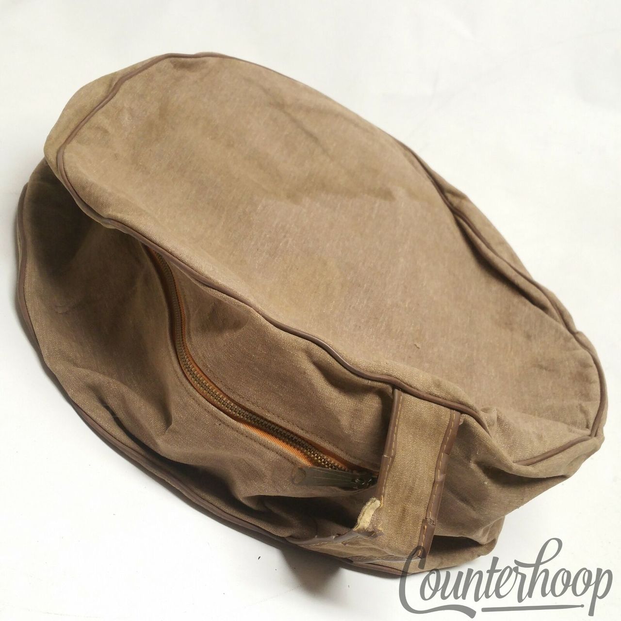 Joseph Rogers Inc 5x14"Canvas Fabric Snare Drum Case Soft Shell Vintage50s Eagle — main photograph