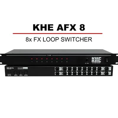KHE Audio | AFX 8 | FX-Loop Switcher with Master Effects Loop  | Selector Router image 1