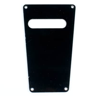 Custom Guitar tremolo backplate Cavity Cover Fits PRS SE Style ,3ply black