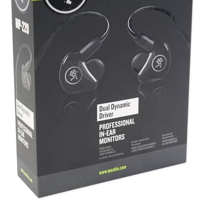 Mackie MP-220 Dual Dynamic Driver Pro In-Ear Monitors+Molded Carry Case+Backpack image 10