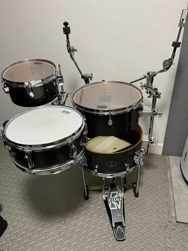 Tama Silverstar Cocktail Jam Kit - Black Sparkle image 1