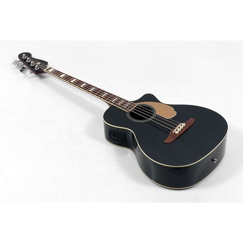 Fender Kingman V2 Acoustic-Electric Bass Guitar - Black image 1