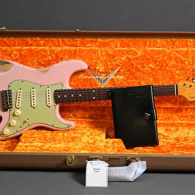 Fender Custom Shop Stratocaster 1959 Heavy Relic Shell Pink R119126 image 2