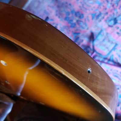 Repaired Husk 1992 Ebony Board Gibson Les Paul Studio Lite Body and Neck, Vintage Sunburst image 10