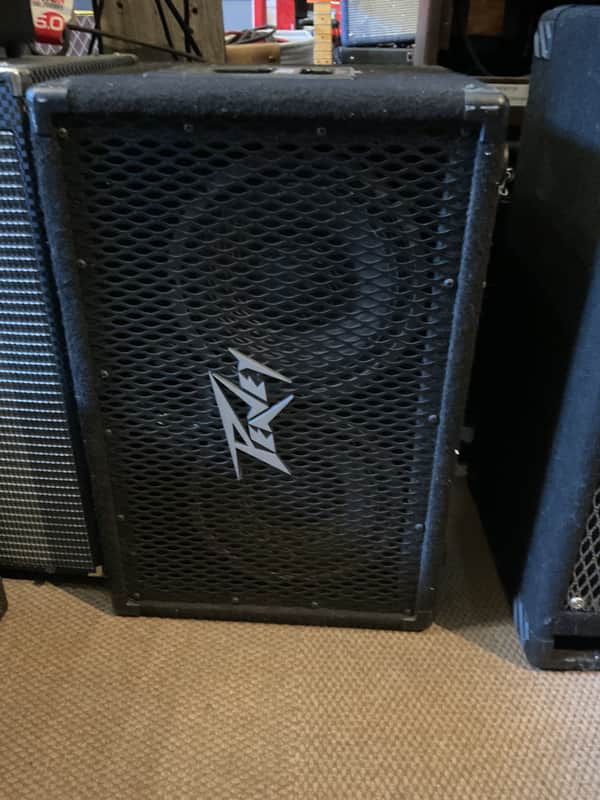 Peavey 210 TX 350-Watt (175W RMS) 4 Ohm 2x10 Bass Speaker Cabinet 1990s Black Carpet image 1
