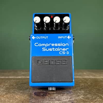 Boss CS-3 Compression Sustainer (Silver Label) 1997 - Present - Blue image 2