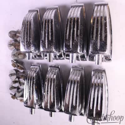 *Ludwig 8x Bass/Floor Tom Drum Lugs Large Classic Chrome Vintage 60s Tension Lug image 2