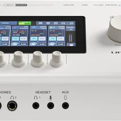 Yamaha URX44V 6x4 USB-C Audio/Video Interface (White) image 1