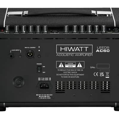 Hiwatt LEEDS AC60 Combo - 60W 2-Channel Mobile Guitar & Vocal Amplifier DIRECT SHIP image 3