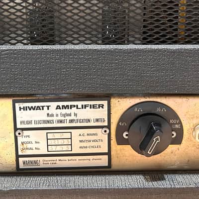 Hiwatt DR103 Custom 100 1972 Hylight + SE4122 4x12 (Usado) image 13