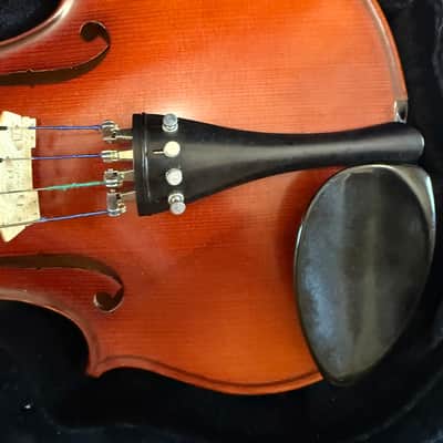 15" viola with case and bow. Made in Romania image 3