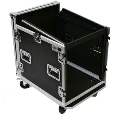 OSP 10-Space ATA Mixer Rack Road Tour Flight Case 12-Space Depth - MC12U-10 image 2