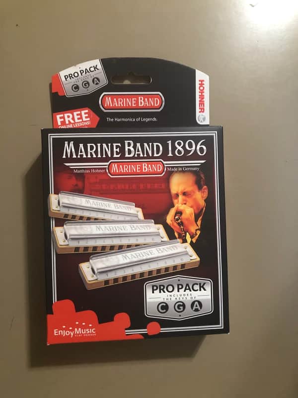 Hohner Marine Band 1896 Harmonica Pro Pack