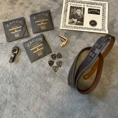 Zager ZAD900CE Solid Spruce/Rosewood Acoustic Electric AURA Pro Series 50th Anniversary image 5
