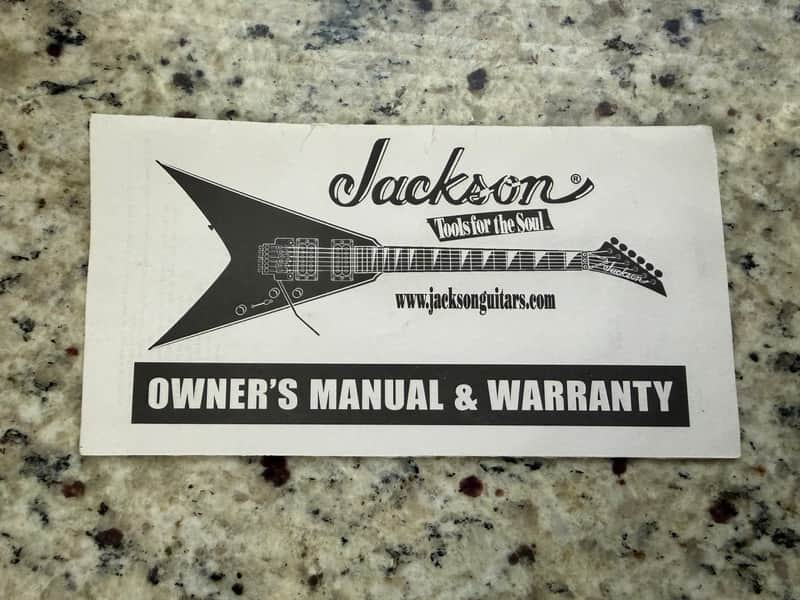 Jackson Owners manual and warranty card 2000s image 1