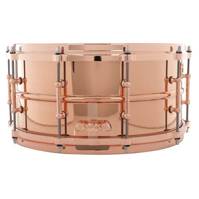 Ludwig LC662TC Copper Phonic Snare Drum 14x6.5 w/Copper Hardware image 3