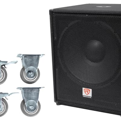 Rockville PBG18 18" Passive 2000w 8-Ohm Pro Audio Subwoofer Sub+Steel Casters image 1